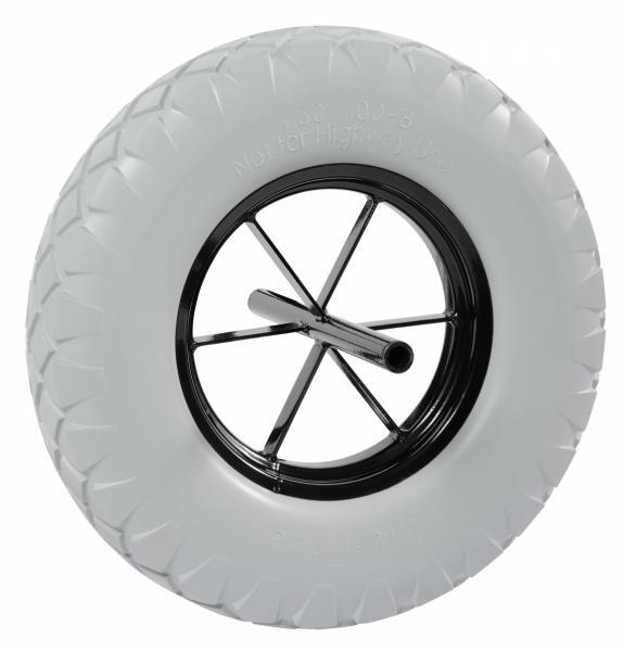 Bibox smart galva roue increvable Haemmerlin brouette en boite-equipeed'une  roue increvable 380mm-jante plastique-chassis grande resistance-ergonomique  - Super U, Hyper U, U Express 